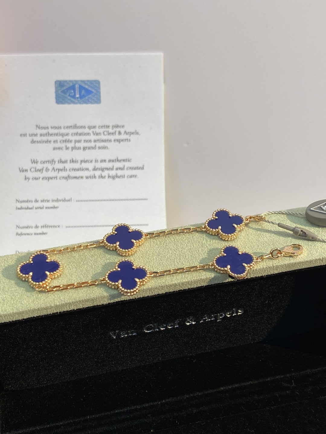 Van Cleef & Arpels Alhambra Triple-Row Necklace
